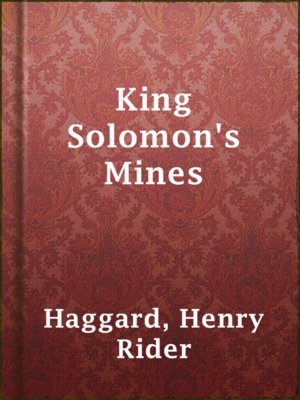 cover image of King Solomon's Mines